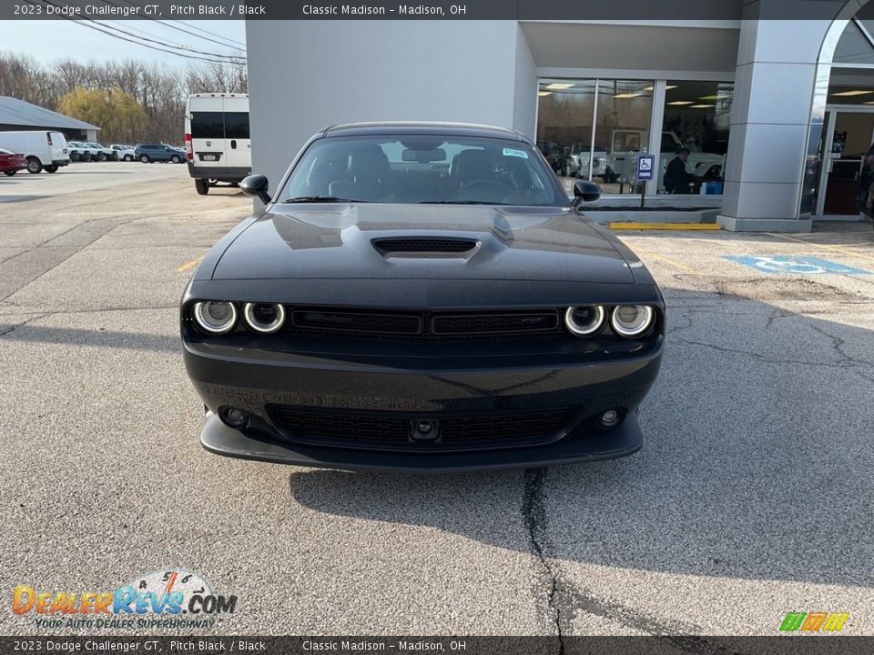 2023 Dodge Challenger GT Pitch Black / Black Photo #9