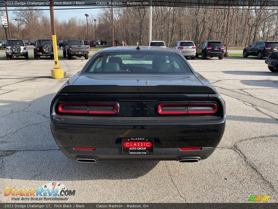2023 Dodge Challenger GT Pitch Black / Black Photo #10
