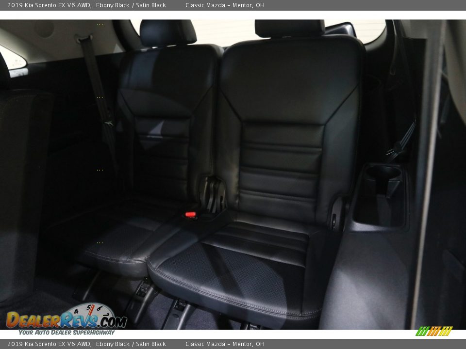 Rear Seat of 2019 Kia Sorento EX V6 AWD Photo #19