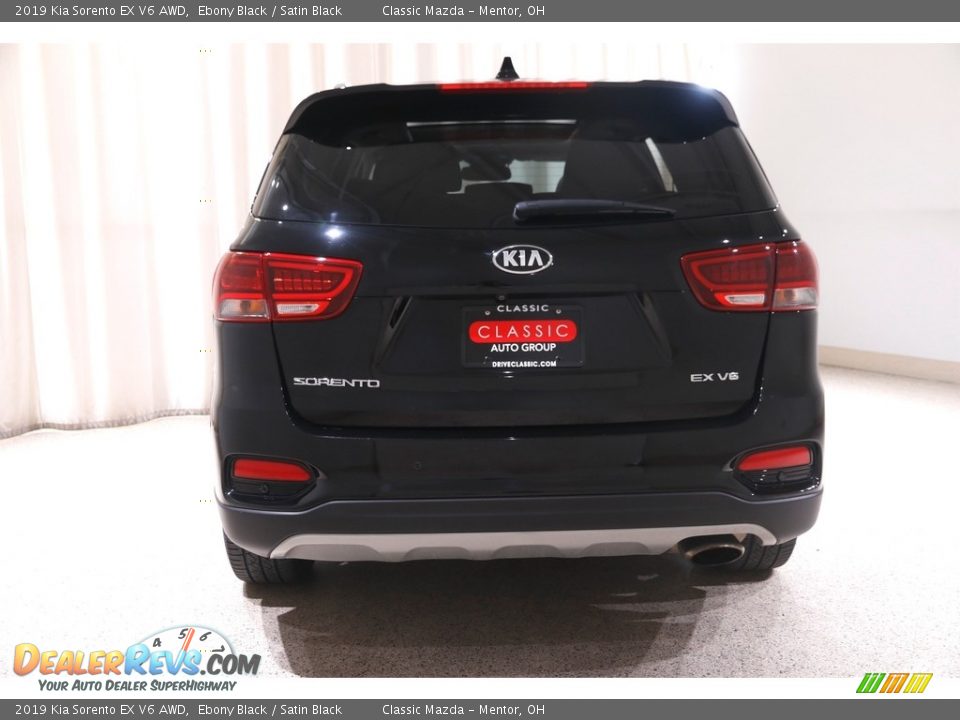 2019 Kia Sorento EX V6 AWD Ebony Black / Satin Black Photo #20
