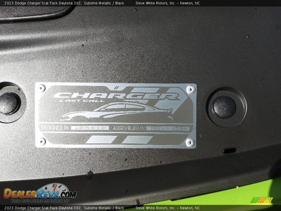 2023 Dodge Charger Scat Pack Daytona 392 Logo Photo #11