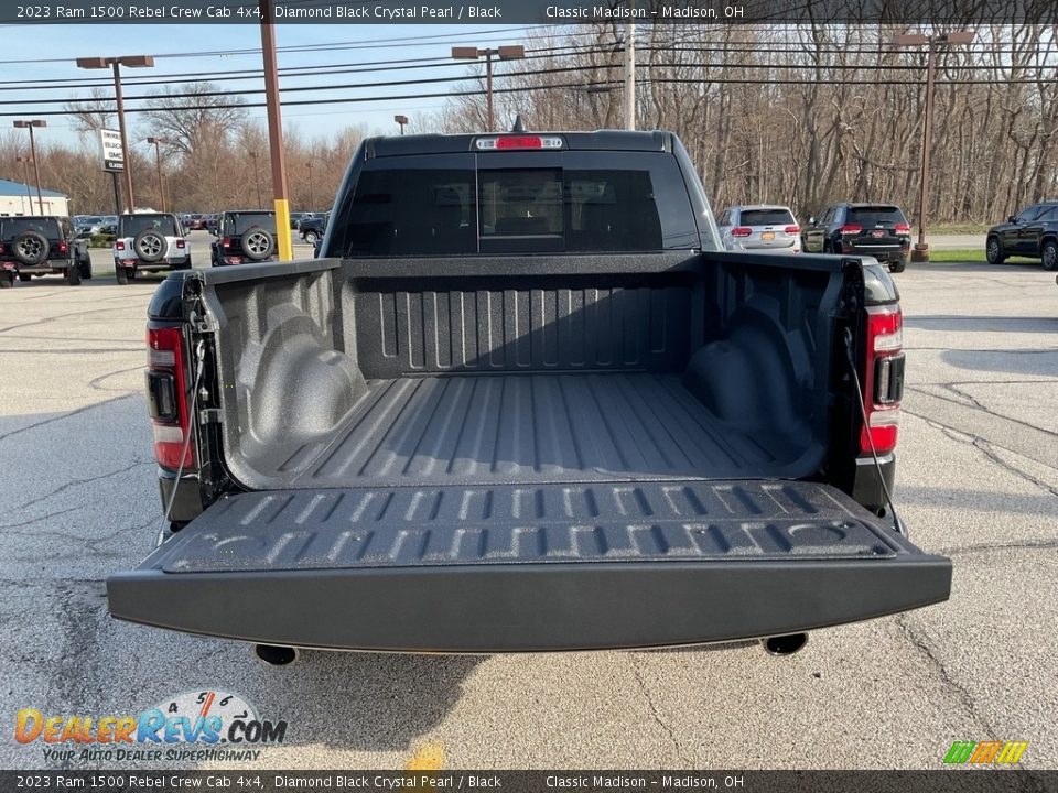 2023 Ram 1500 Rebel Crew Cab 4x4 Diamond Black Crystal Pearl / Black Photo #12