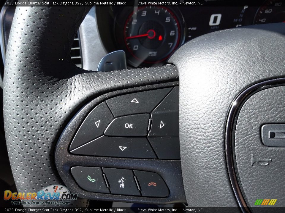2023 Dodge Charger Scat Pack Daytona 392 Steering Wheel Photo #20