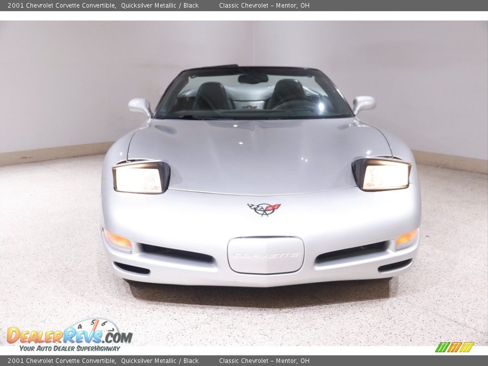 2001 Chevrolet Corvette Convertible Quicksilver Metallic / Black Photo #4