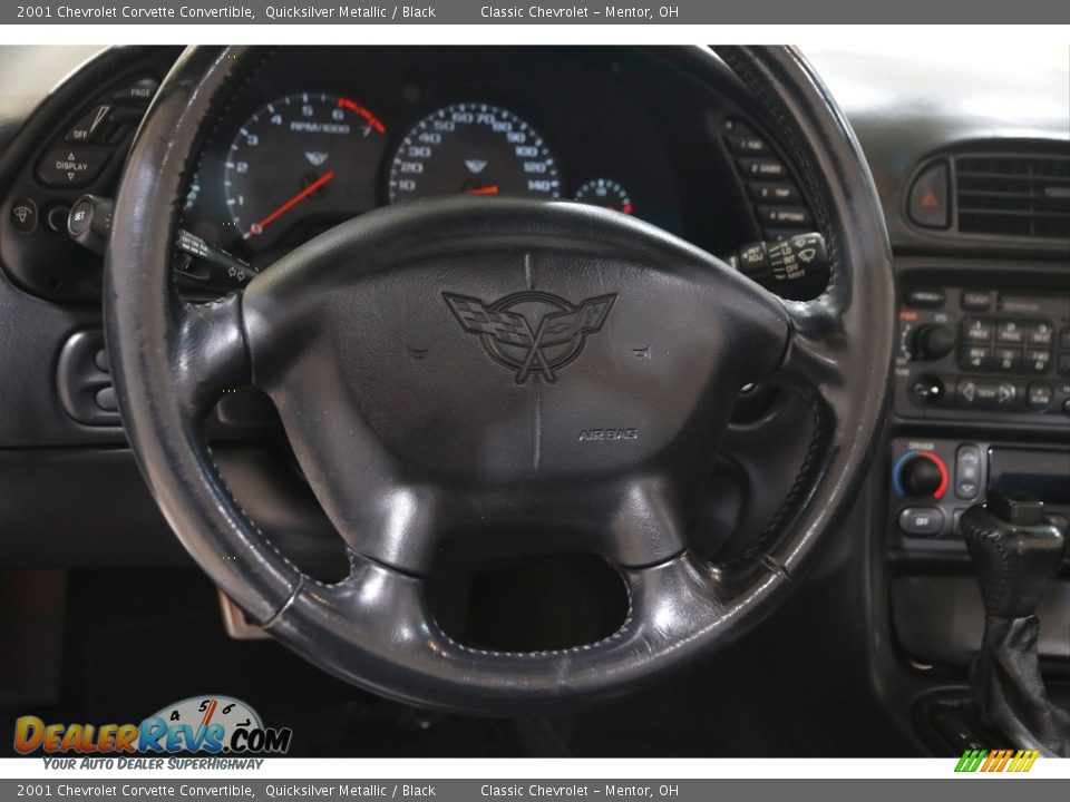 2001 Chevrolet Corvette Convertible Steering Wheel Photo #9