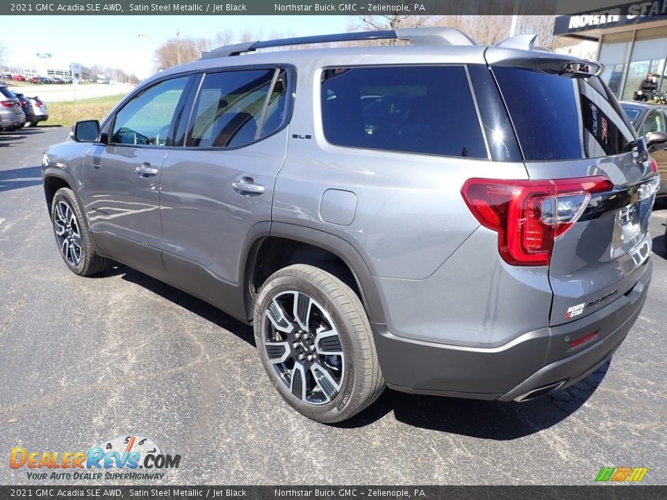 2021 GMC Acadia SLE AWD Satin Steel Metallic / Jet Black Photo #3