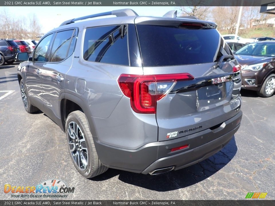 2021 GMC Acadia SLE AWD Satin Steel Metallic / Jet Black Photo #4