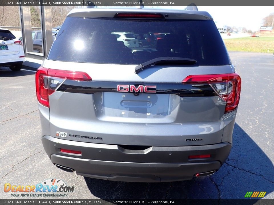 2021 GMC Acadia SLE AWD Satin Steel Metallic / Jet Black Photo #5