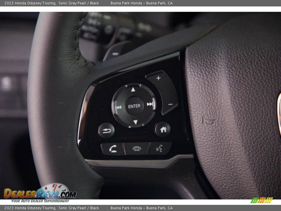 2023 Honda Odyssey Touring Sonic Gray Pearl / Black Photo #20