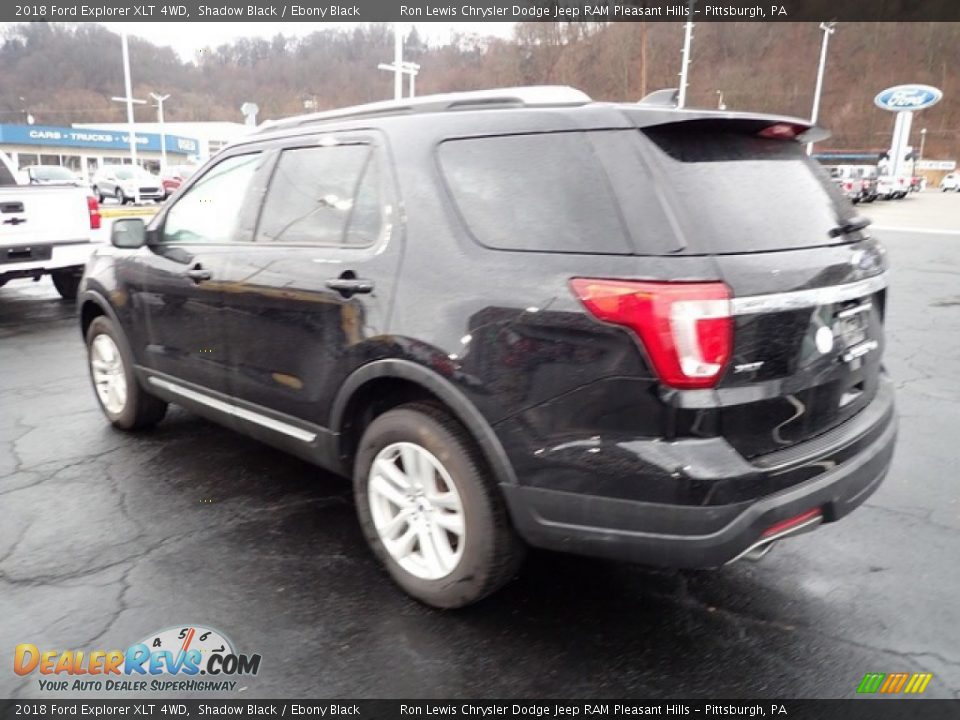 2018 Ford Explorer XLT 4WD Shadow Black / Ebony Black Photo #6