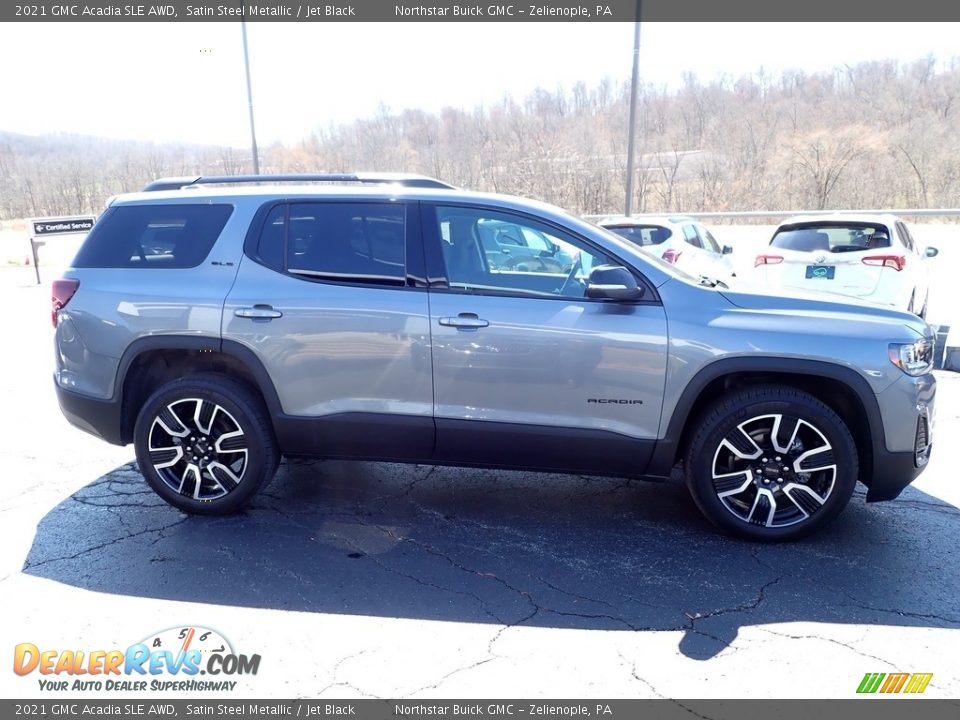 2021 GMC Acadia SLE AWD Satin Steel Metallic / Jet Black Photo #8