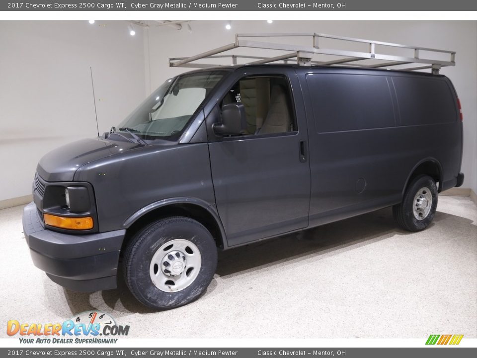 2017 Chevrolet Express 2500 Cargo WT Cyber Gray Metallic / Medium Pewter Photo #3