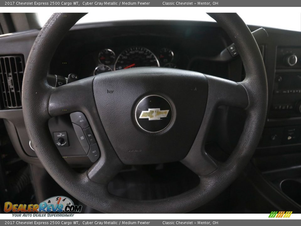 2017 Chevrolet Express 2500 Cargo WT Cyber Gray Metallic / Medium Pewter Photo #6