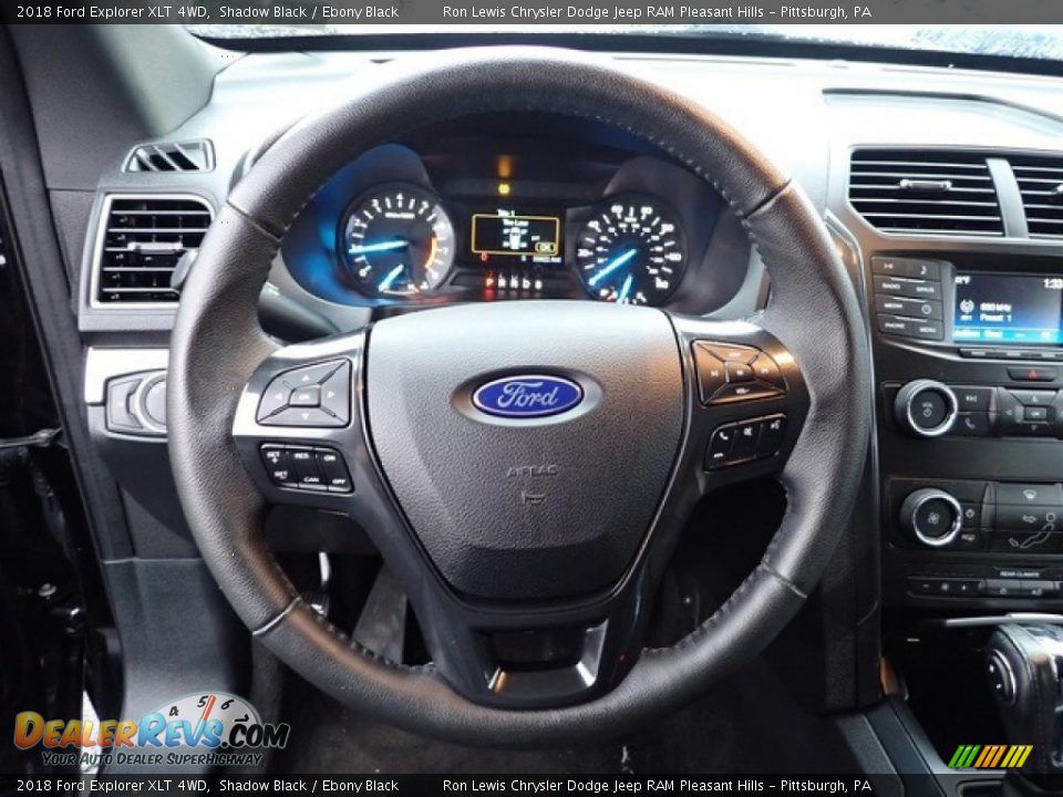 2018 Ford Explorer XLT 4WD Shadow Black / Ebony Black Photo #19