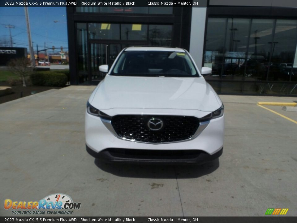 2023 Mazda CX-5 S Premium Plus AWD Rhodium White Metallic / Black Photo #2