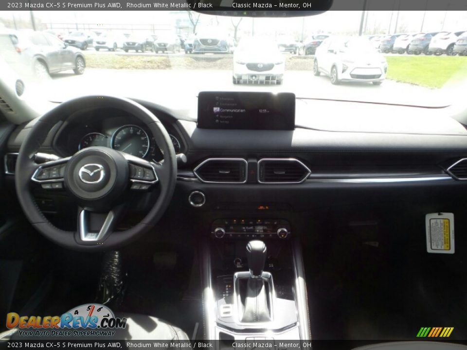 2023 Mazda CX-5 S Premium Plus AWD Rhodium White Metallic / Black Photo #3
