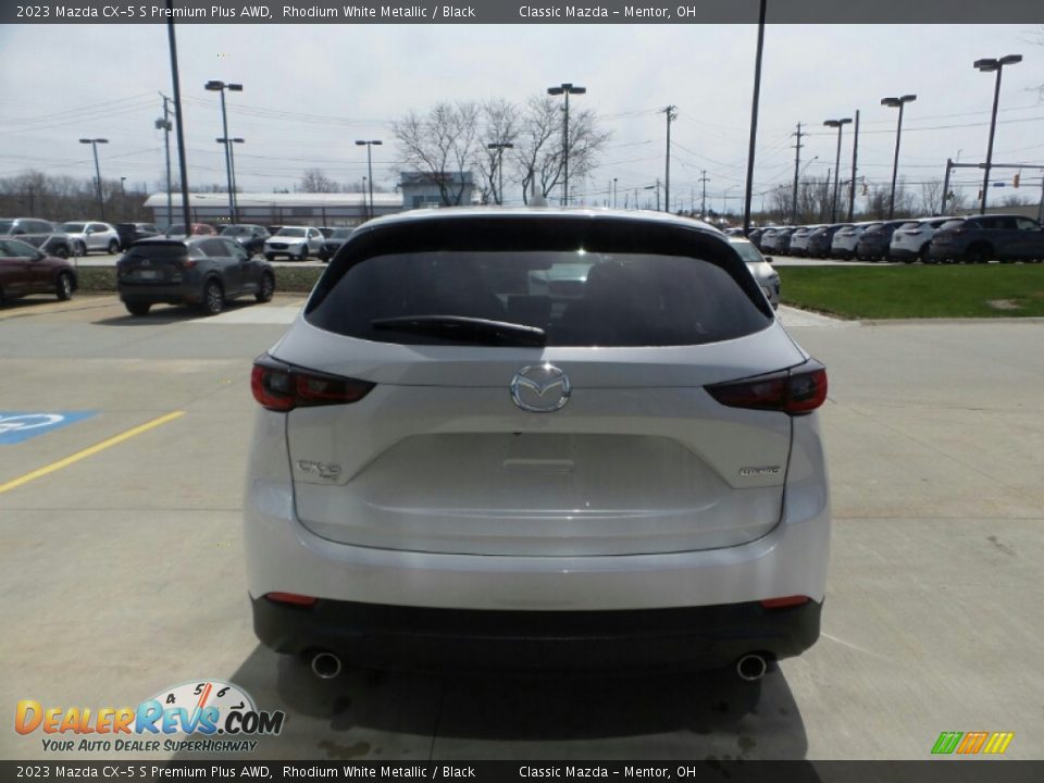 2023 Mazda CX-5 S Premium Plus AWD Rhodium White Metallic / Black Photo #5