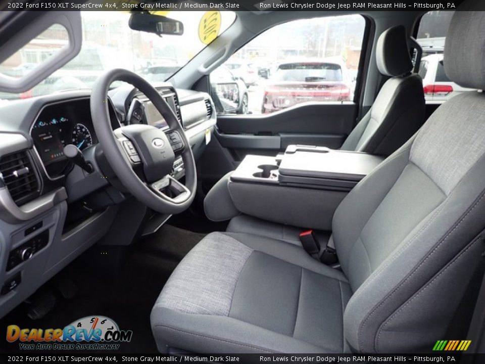 Front Seat of 2022 Ford F150 XLT SuperCrew 4x4 Photo #13