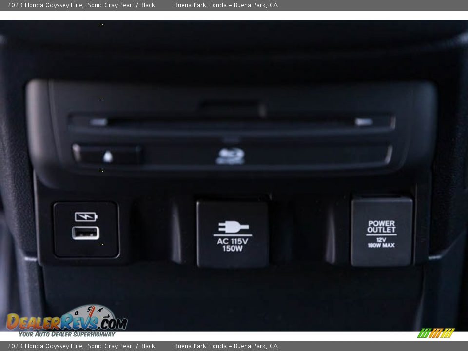 2023 Honda Odyssey Elite Sonic Gray Pearl / Black Photo #23