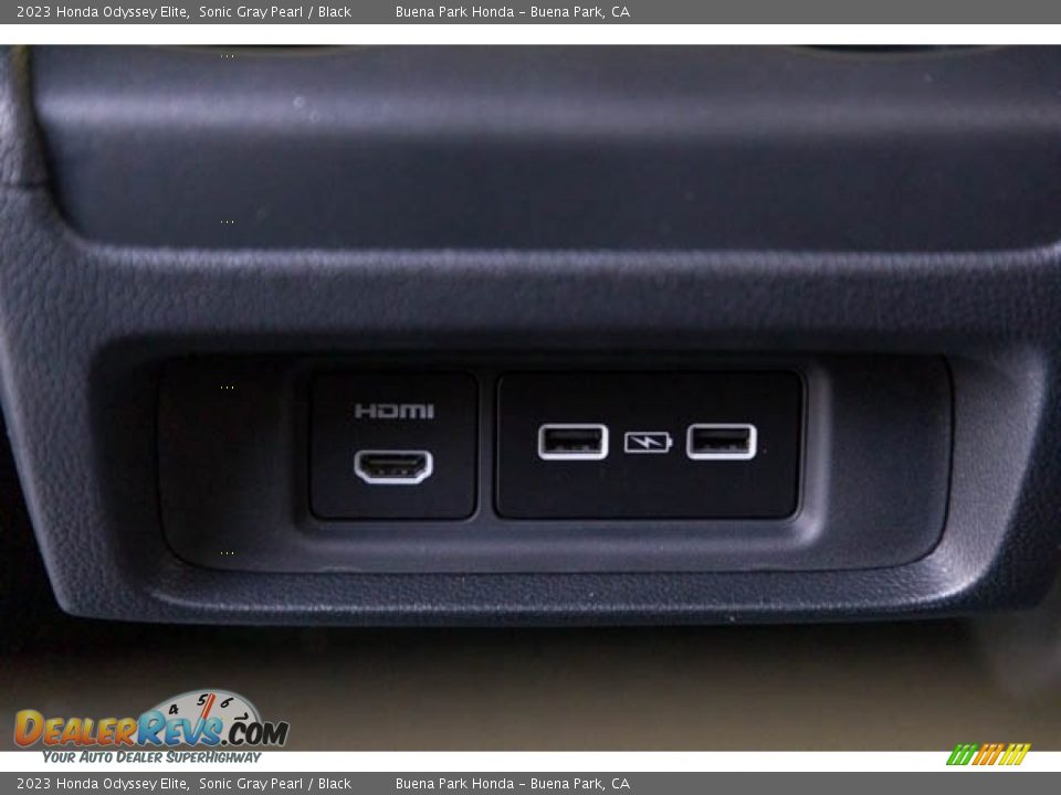 2023 Honda Odyssey Elite Sonic Gray Pearl / Black Photo #29