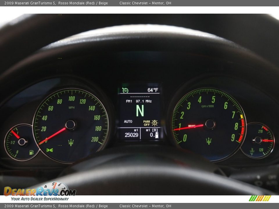 2009 Maserati GranTurismo S Gauges Photo #8