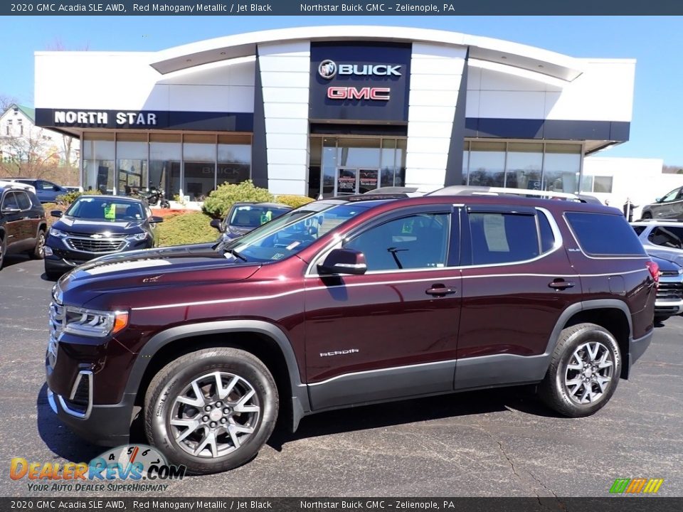 2020 GMC Acadia SLE AWD Red Mahogany Metallic / Jet Black Photo #1