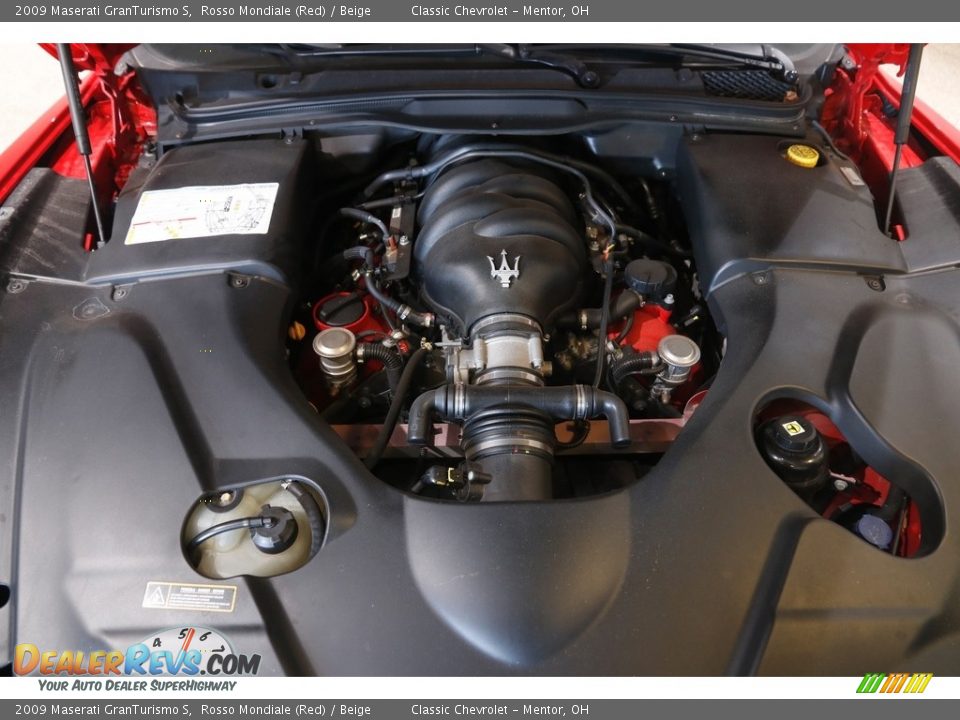 2009 Maserati GranTurismo S 4.7 Liter DOHC 32-Valve VVT V8 Engine Photo #19