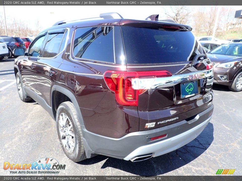 2020 GMC Acadia SLE AWD Red Mahogany Metallic / Jet Black Photo #4