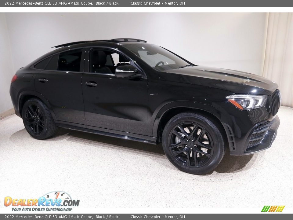 2022 Mercedes-Benz GLE 53 AMG 4Matic Coupe Black / Black Photo #1