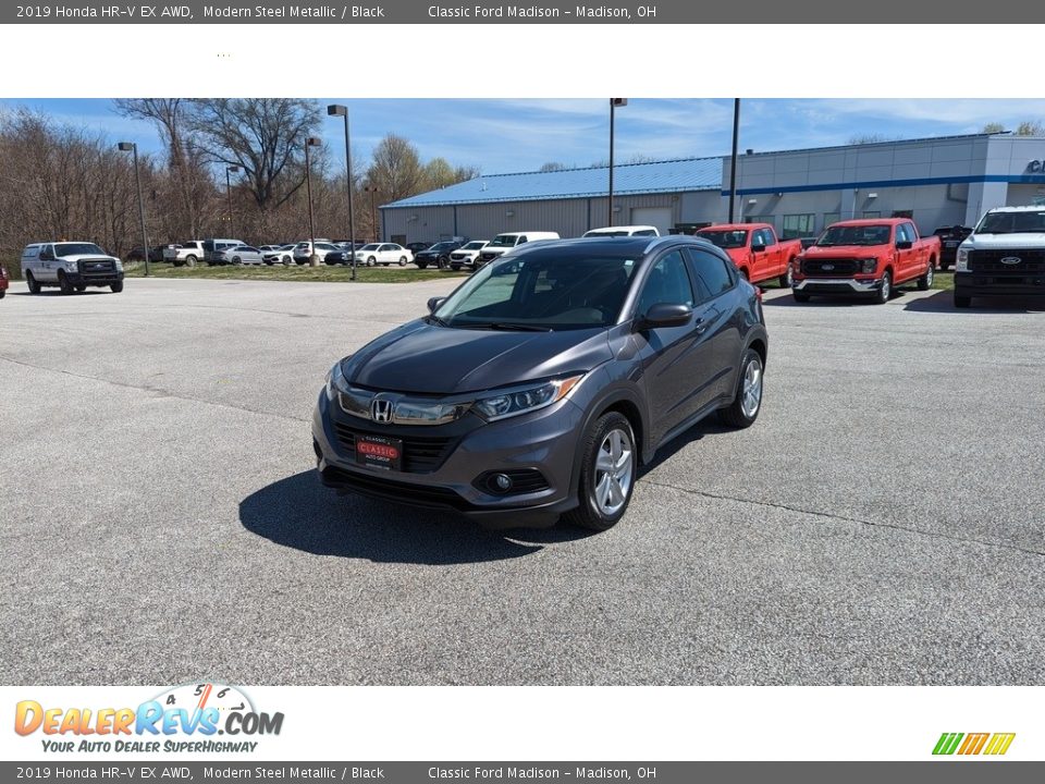 2019 Honda HR-V EX AWD Modern Steel Metallic / Black Photo #1