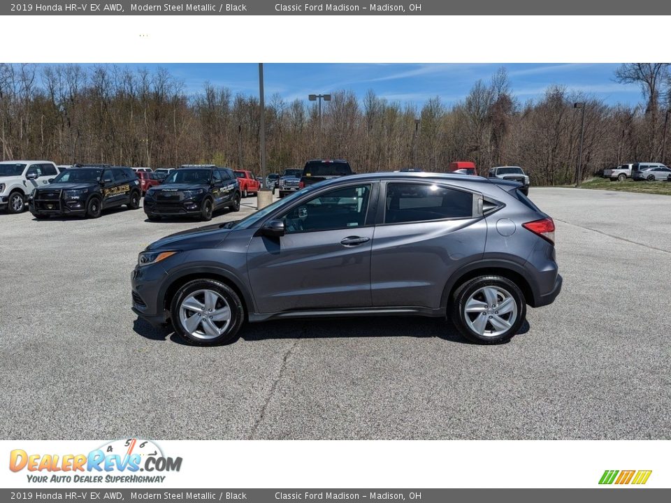 2019 Honda HR-V EX AWD Modern Steel Metallic / Black Photo #2