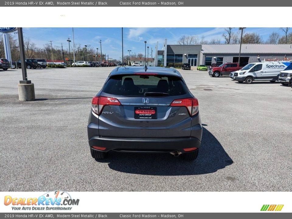 2019 Honda HR-V EX AWD Modern Steel Metallic / Black Photo #4