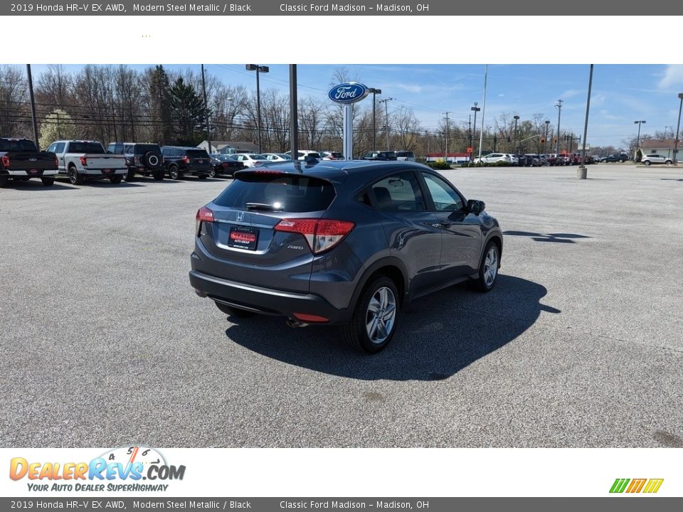 2019 Honda HR-V EX AWD Modern Steel Metallic / Black Photo #5