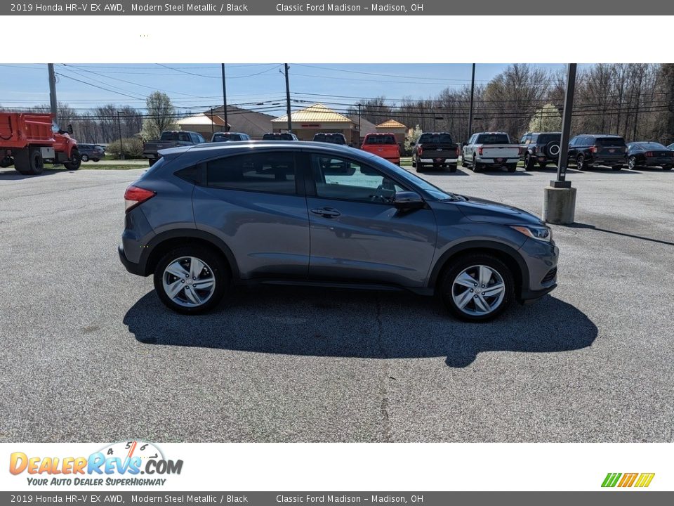 2019 Honda HR-V EX AWD Modern Steel Metallic / Black Photo #6