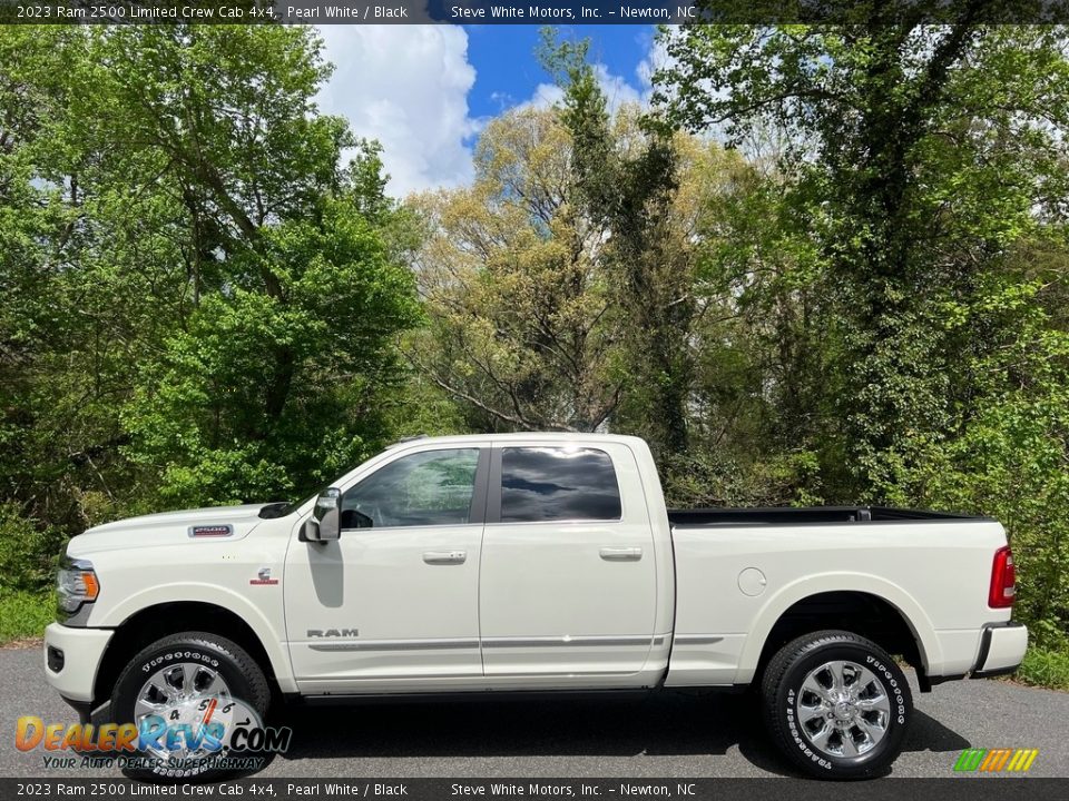 Pearl White 2023 Ram 2500 Limited Crew Cab 4x4 Photo #1