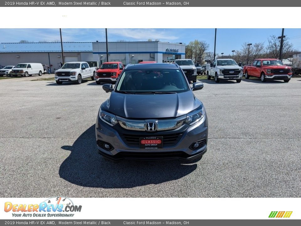 2019 Honda HR-V EX AWD Modern Steel Metallic / Black Photo #8