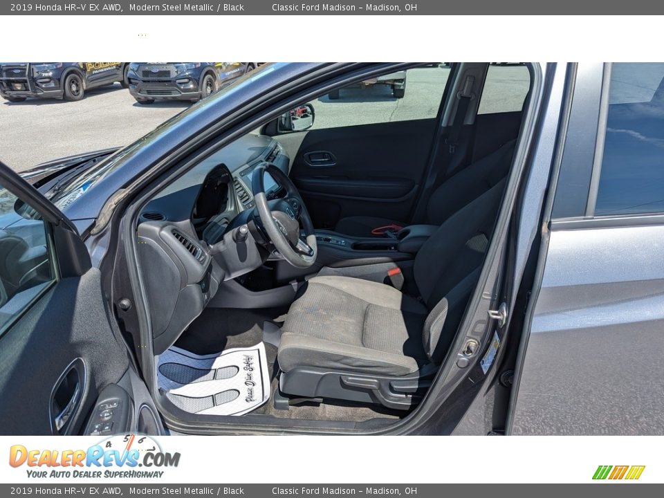 2019 Honda HR-V EX AWD Modern Steel Metallic / Black Photo #10