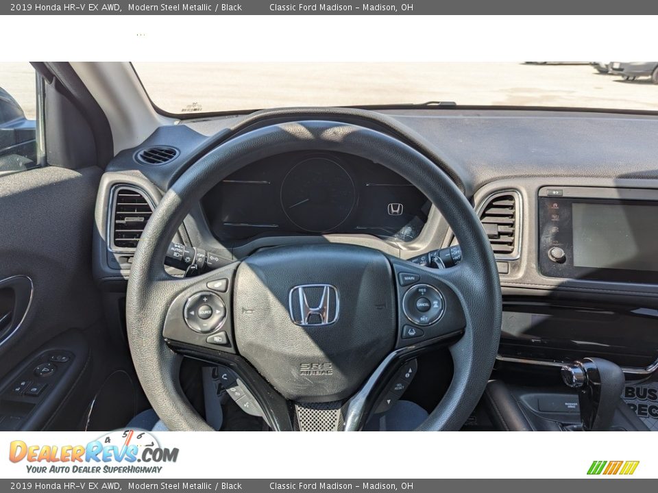 2019 Honda HR-V EX AWD Modern Steel Metallic / Black Photo #11