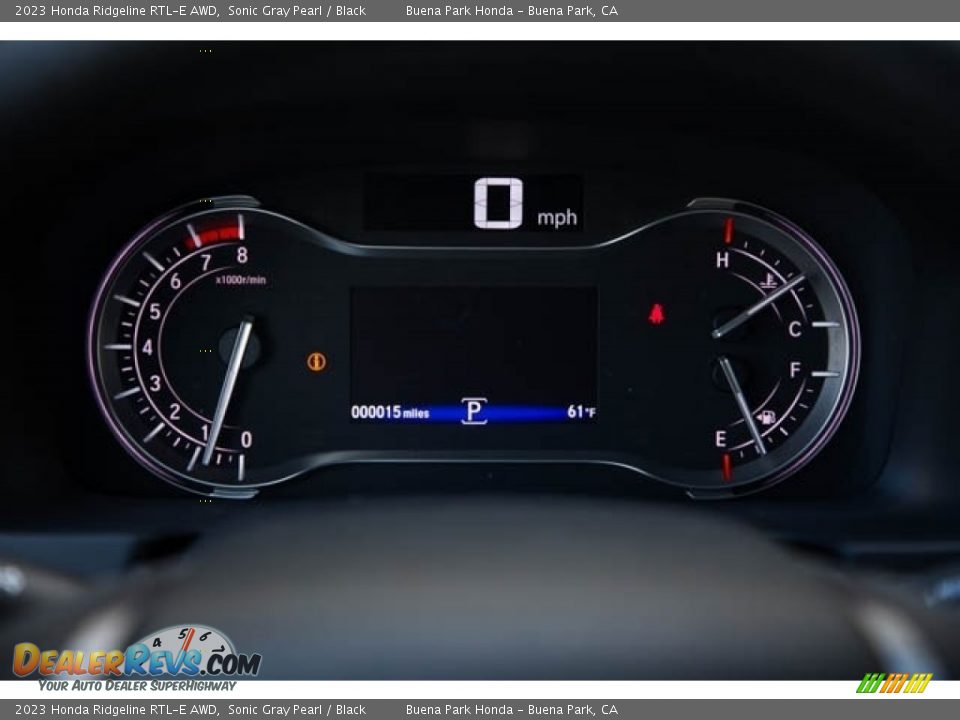 2023 Honda Ridgeline RTL-E AWD Gauges Photo #19