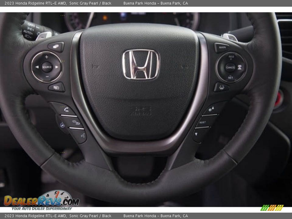 2023 Honda Ridgeline RTL-E AWD Steering Wheel Photo #20