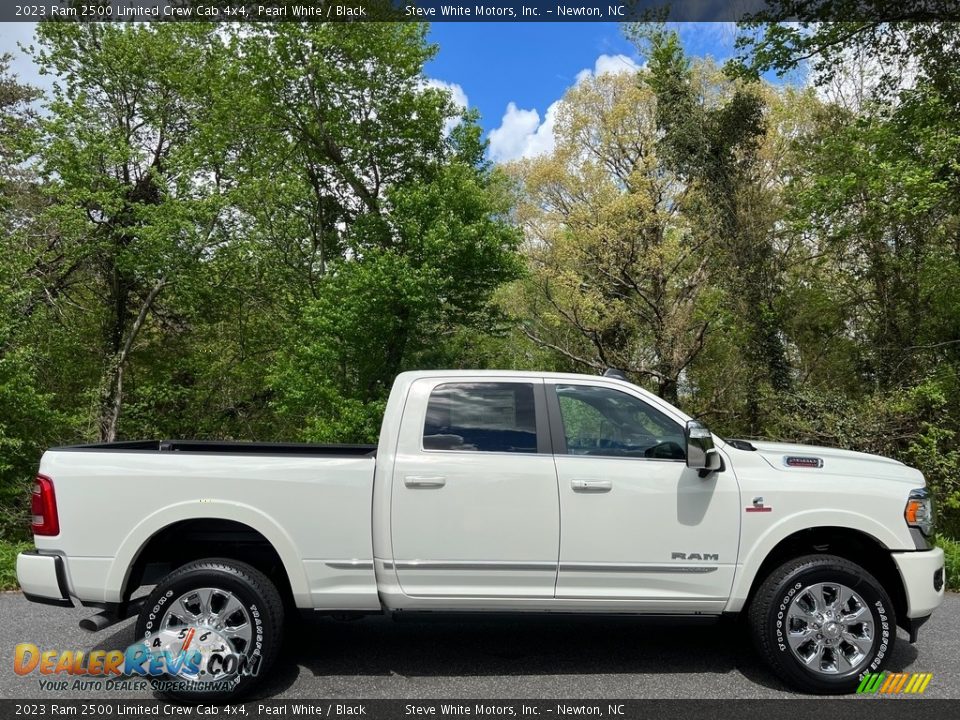 Pearl White 2023 Ram 2500 Limited Crew Cab 4x4 Photo #5