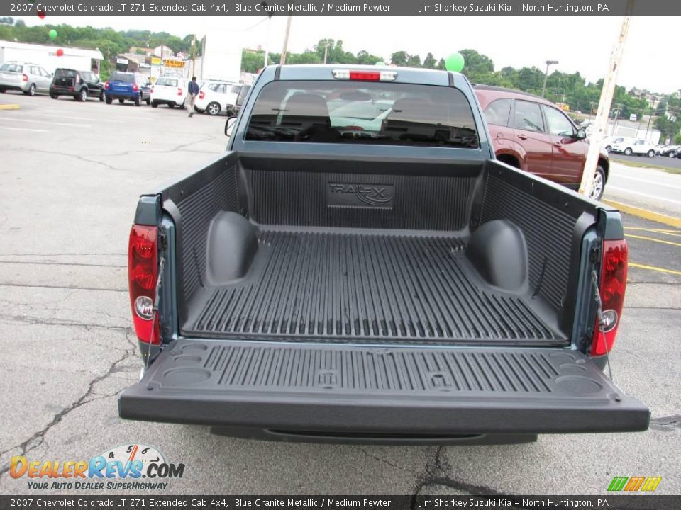 2007 Chevrolet Colorado LT Z71 Extended Cab 4x4 Blue Granite Metallic / Medium Pewter Photo #7