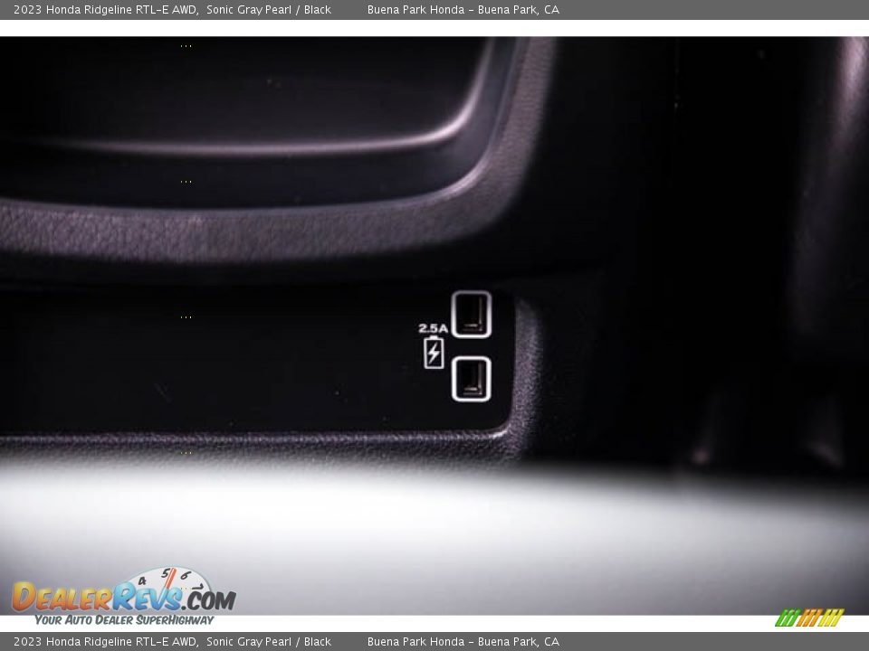 2023 Honda Ridgeline RTL-E AWD Sonic Gray Pearl / Black Photo #26