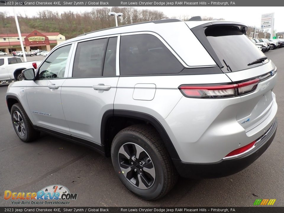 2023 Jeep Grand Cherokee 4XE Silver Zynith / Global Black Photo #3