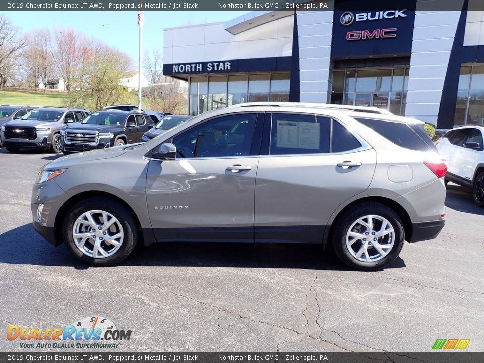 2019 Chevrolet Equinox LT AWD Pepperdust Metallic / Jet Black Photo #2