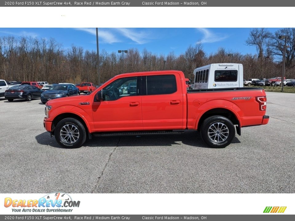 2020 Ford F150 XLT SuperCrew 4x4 Race Red / Medium Earth Gray Photo #2
