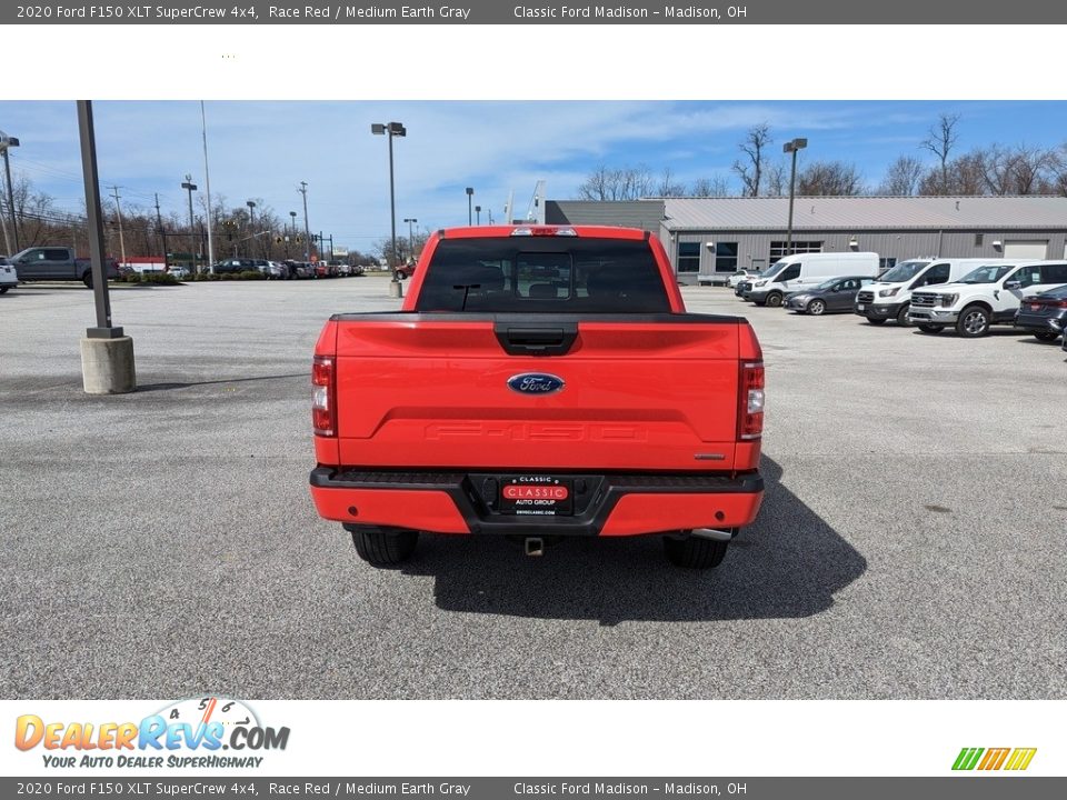 2020 Ford F150 XLT SuperCrew 4x4 Race Red / Medium Earth Gray Photo #4