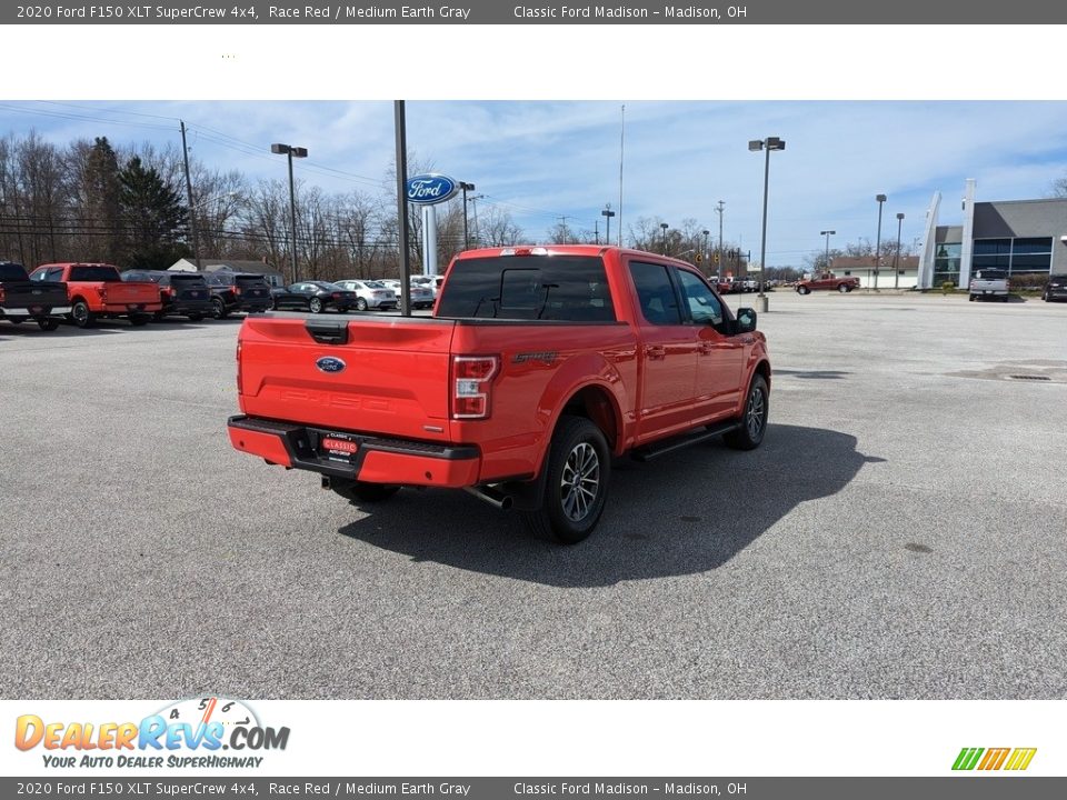 2020 Ford F150 XLT SuperCrew 4x4 Race Red / Medium Earth Gray Photo #5