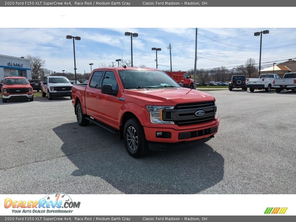2020 Ford F150 XLT SuperCrew 4x4 Race Red / Medium Earth Gray Photo #7