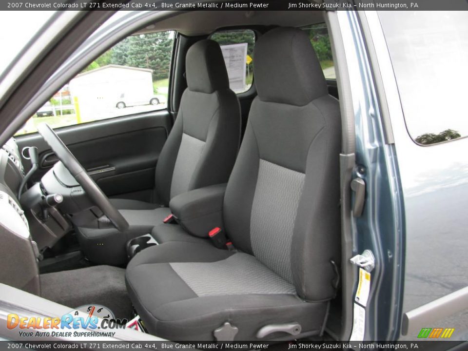 2007 Chevrolet Colorado LT Z71 Extended Cab 4x4 Blue Granite Metallic / Medium Pewter Photo #10